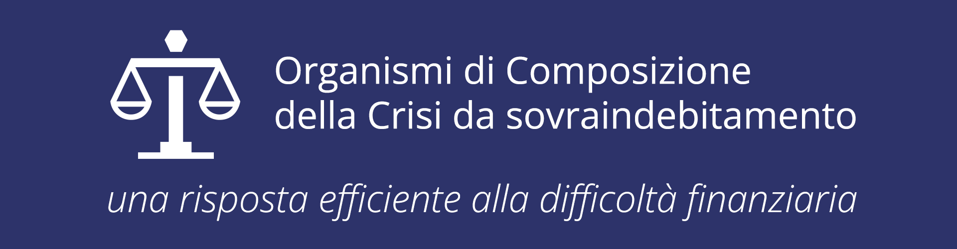 Organismi di Composizione della Crisi da sovraindebitamento
